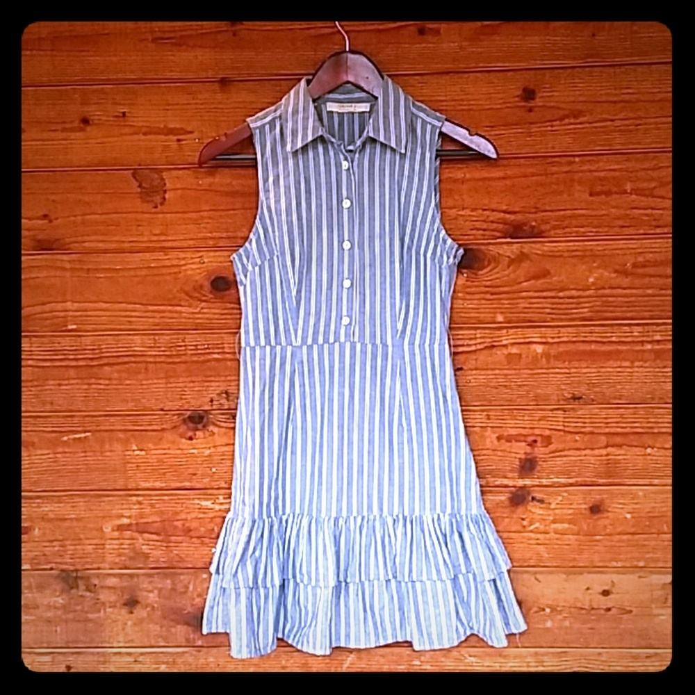 Blue stripped dress